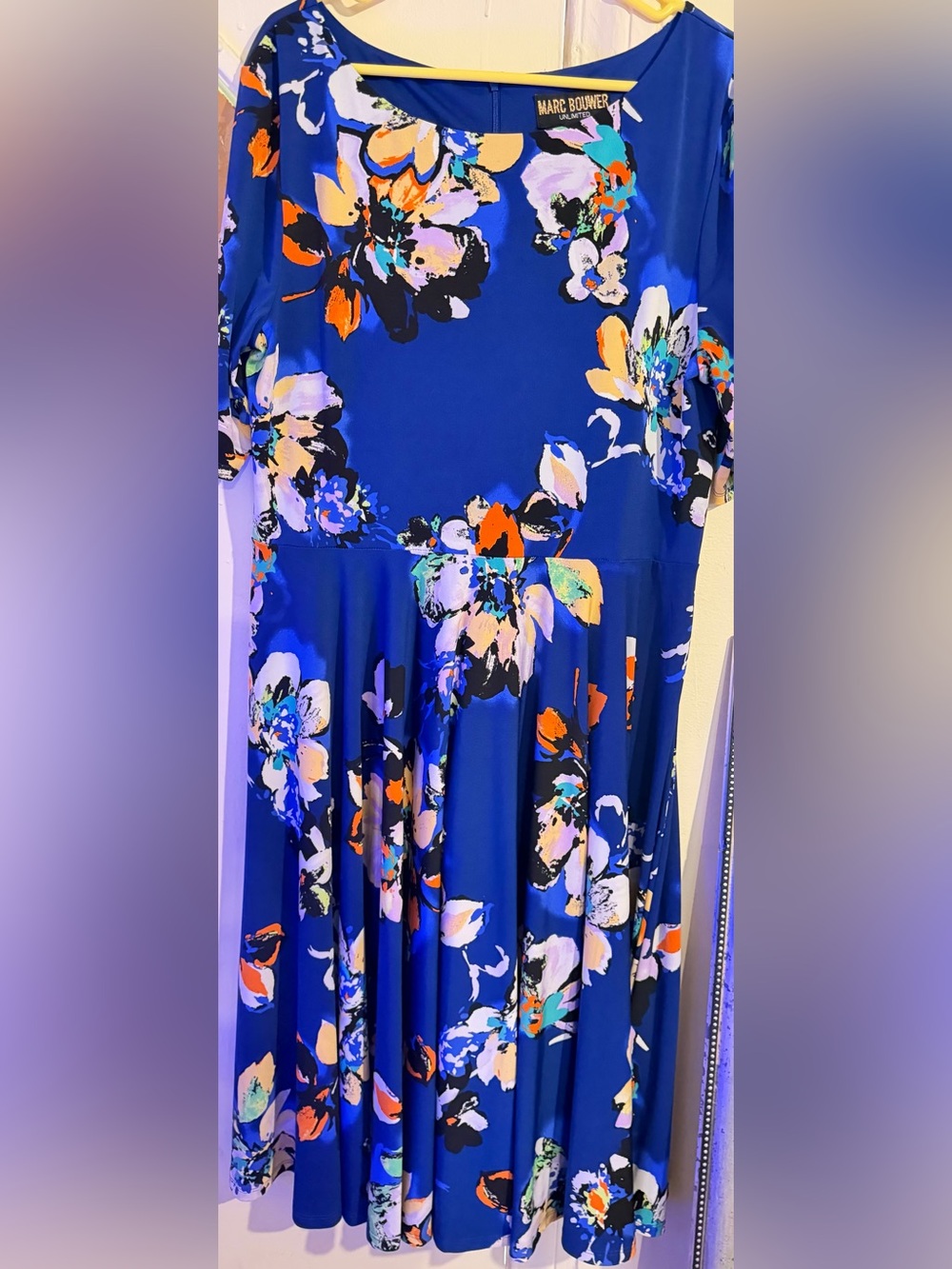 Floral Blue Dress